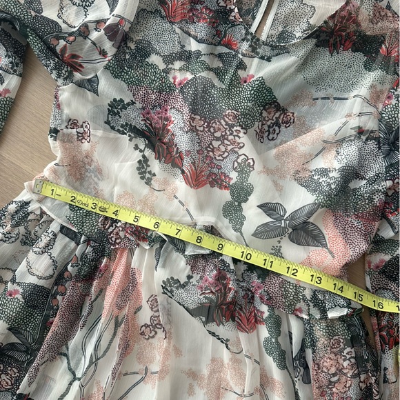 Ted Baker Printed Mini Dress Size 0 - Picture 3 of 4